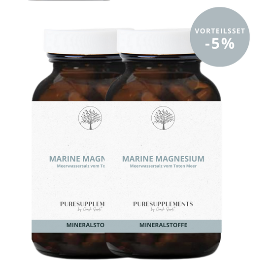 Premium Marine Magnesium SIMAG™ aus Meerwasserquelle (Hohe Bioverfügbarkeit, Naturquelle, 0% Synthetisch)