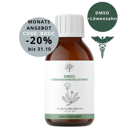 Löwenzahnwurzelextrakt mit DMSO (1:5 Pflanzenauszug, Raumduft Aromazusatz, 100ml, alkoholfrei, Spitzenanbau Deutschland)