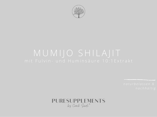 Premium Mumijo Shilajit mit Fulvin- und Huminsäure (10:1 Spezial Extrakt, 100g, Pulver)
