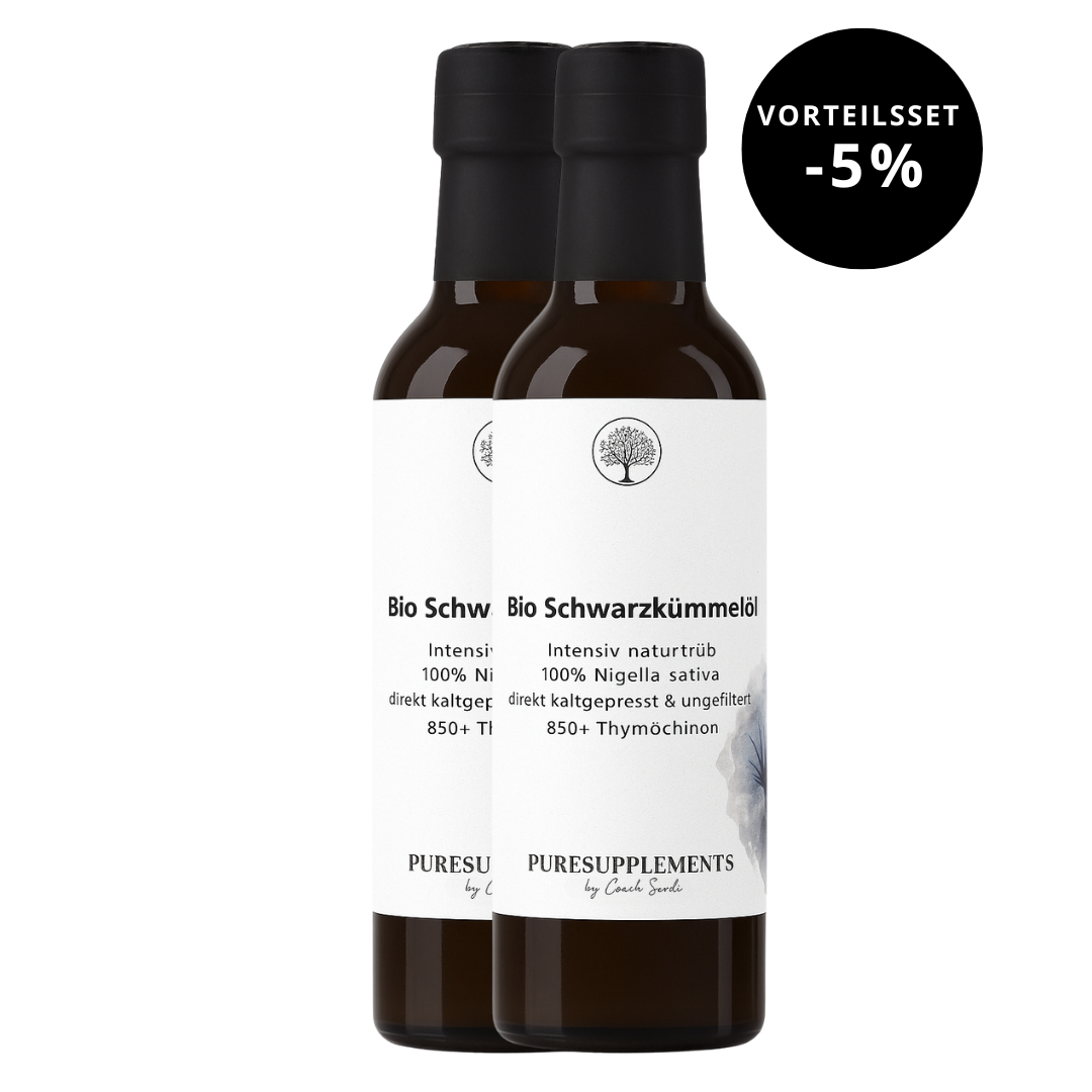 Premium Bio Schwarzkümmelöl naturtrüb aus Spitzenanbau Ägypten (Intensives Aroma, ungefiltert & direkt kaltgepresst, Spitzenqualität + extra hoher Thymochinon-Gehalt 850+, Special Edition, 100ML)