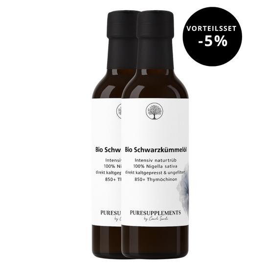 Premium Bio Schwarzkümmelöl naturtrüb aus Spitzenanbau Ägypten (Intensives Aroma, ungefiltert & direkt kaltgepresst, Spitzenqualität + extra hoher Thymochinon-Gehalt 850+, Special Edition, 100ML)