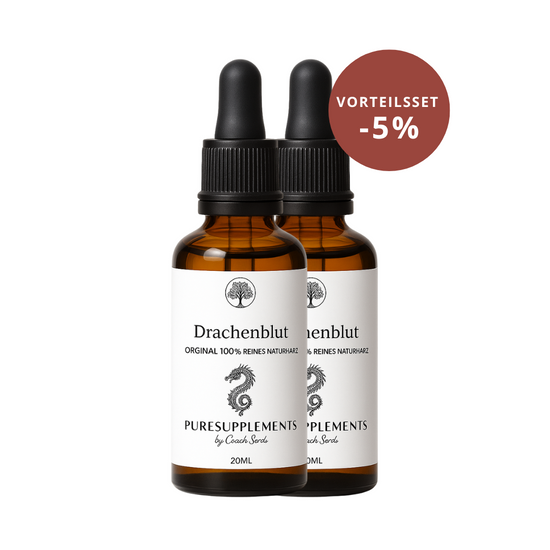 Drachenblut Sangre de Drago aus pestizidfreiem Spitzenanbau Ecuador (100% rein, Rohkostqualität, Natur Harz, Mironglas, 20ml)
