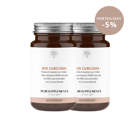 Premium Bio Curcumin Komplex Flame (Bio Vollspektrum Komplex:  Bio Curcuma Extrakt und Bio Kurkuma Pulver mit Bio schwarzer Pfeffer Extrakt, 95% hoher Anteil an Curcuminoide, 90 Kapseln)