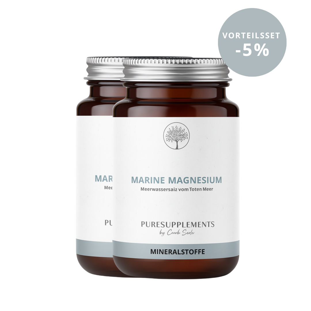 Premium Marine Magnesium Simag™ aus Meerwasserquelle (Hohe Bioverfügbarkeit, Naturquelle, 0% Synthetisch)