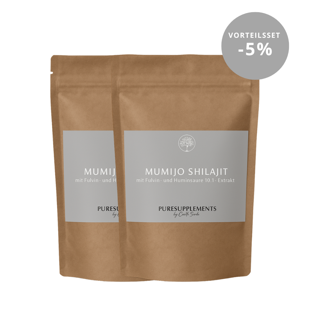 Premium Mumijo Shilajit mit Fulvin- und Huminsäure (10:1 Spezial Extrakt, 100g, Pulver)