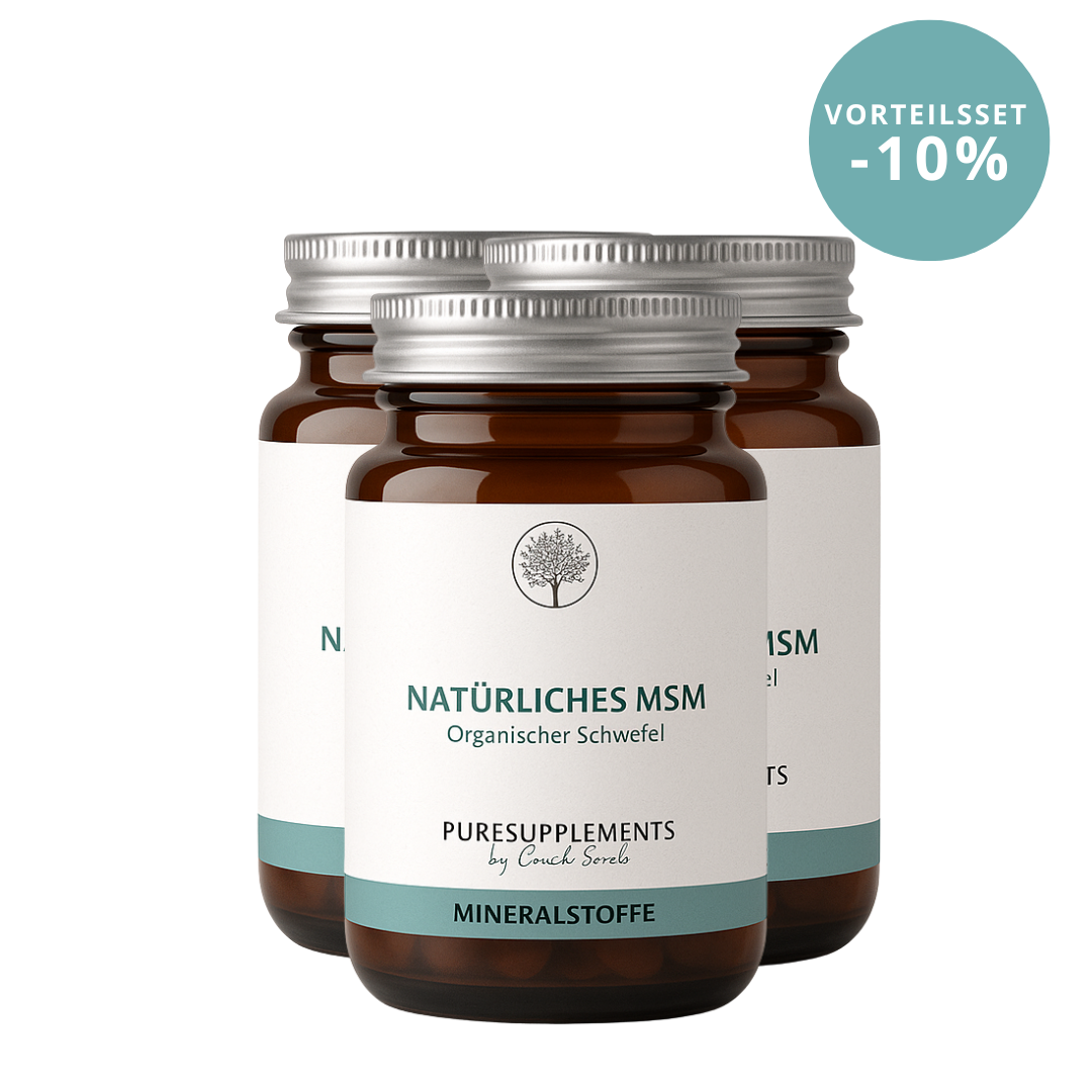 Natürliches MSM Ultra 2000 (100% Methylsulfonylmethan, hohe Reinheit, 180 Kapseln)