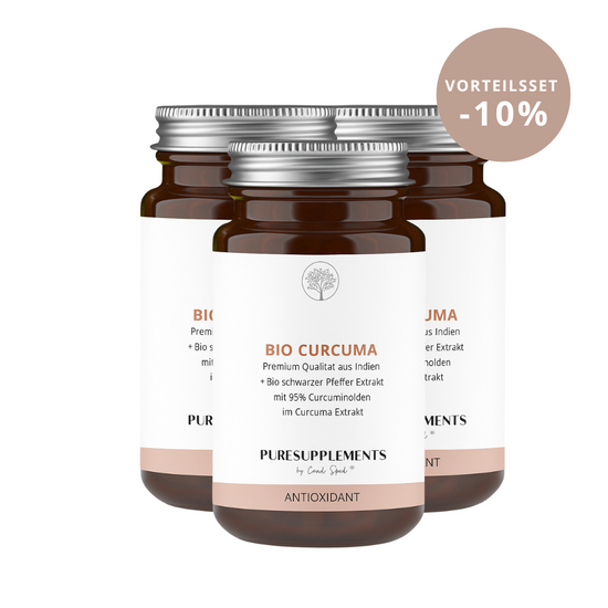 Premium Bio Curcumin Komplex Flame (Bio Vollspektrum Komplex:  Bio Curcuma Extrakt und Bio Kurkuma Pulver mit Bio schwarzer Pfeffer Extrakt, 95% hoher Anteil an Curcuminoide, 90 Kapseln)