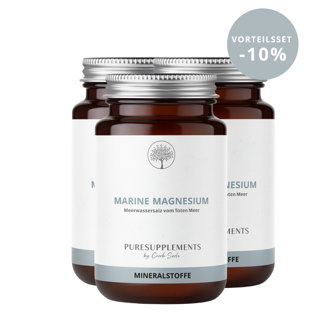 Premium Marine Magnesium Simag™ aus Meerwasserquelle (Hohe Bioverfügbarkeit, Naturquelle, 0% Synthetisch)