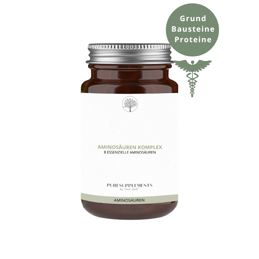 Premium MAP 8-Amino-Komplex aus pflanzlicher Fermentation (8 Aminosäure, 100% pflanzlich, 150 Presslinge, GMO-Free))