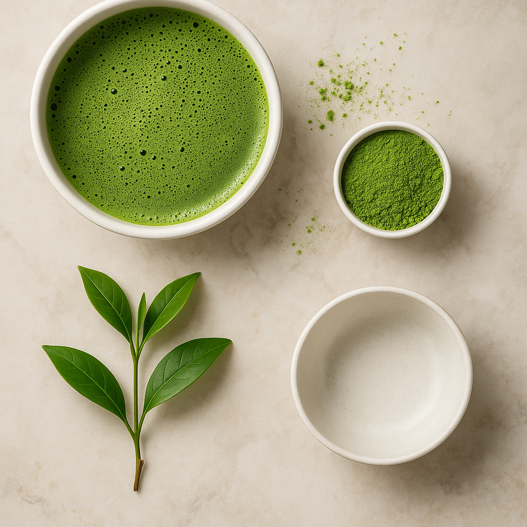 (Dez.-Febr.) Bio Premium Vintage Kagoshima Matcha - First Halving (Premium Region Japan, Ceremonial Fine Grade, sortenrein, 30g, Mironglas)