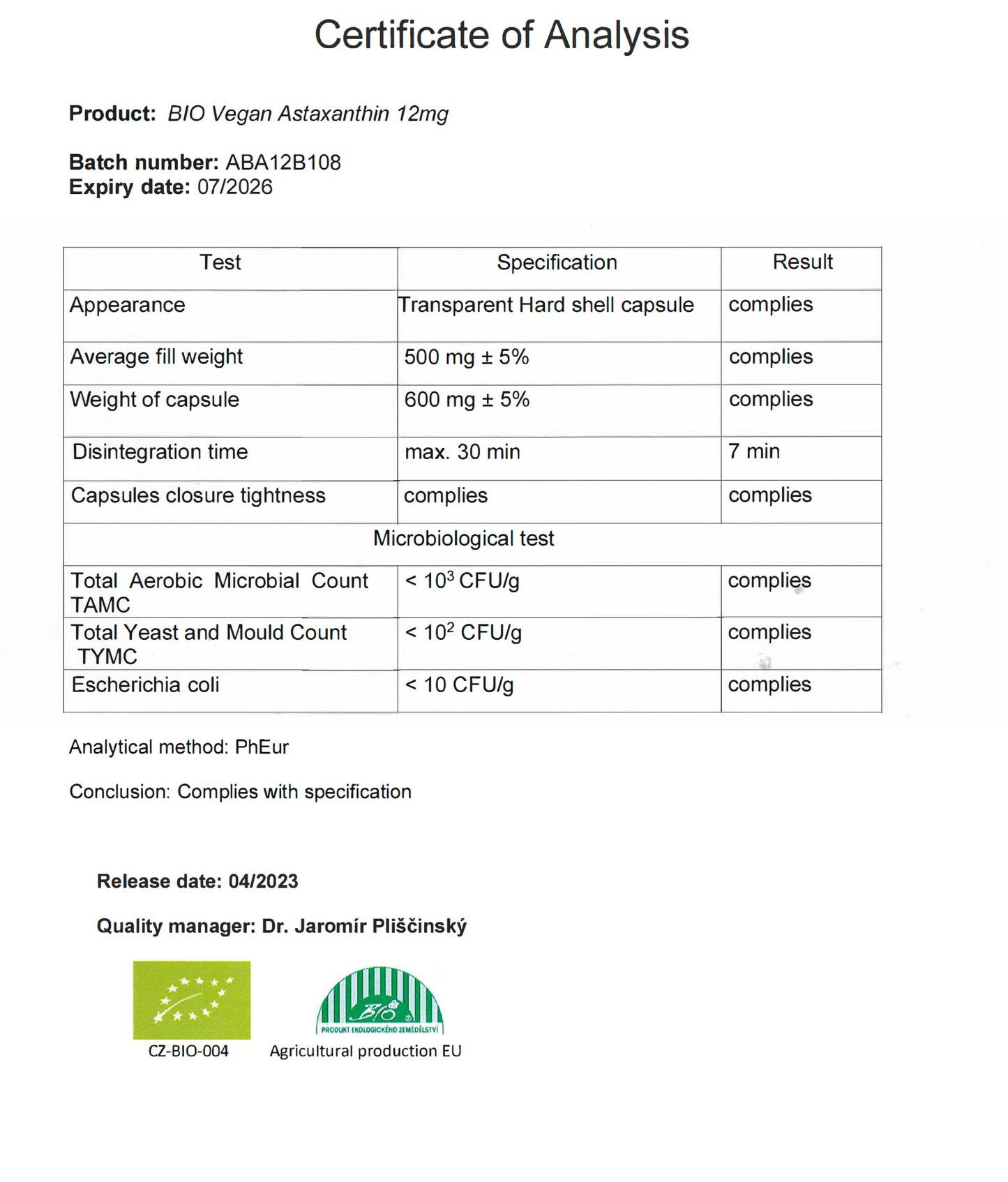Premium Bio Astaxanthin 12mg mit Bio Olivenöl aus Spitzenanbau Europa (Extra Stark, Hochdosiert, Vollspektrum Komplex, vegan, Kaltpressung nativ, 60 Kapseln)