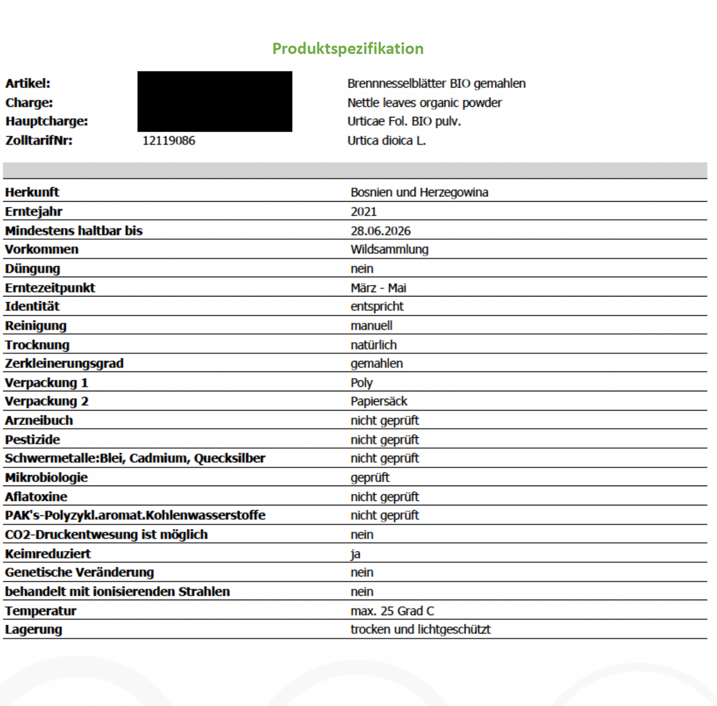 Darmkomplex aus Bio Chlorella, Bio Bambusextrakt, Bio Brennnesselblatt & Bio Akazienfaser (XL Pack, Darmkur, 75% Silizium, 240 Kapseln)