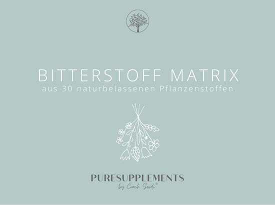 Bitterstoff Matrix Komplex aus 30 naturbelassenen Pflanzenstoffen (Bitterstoff Extrakt, ohne Alkohol, Vegan, Kräuter, GMO-FREE)
