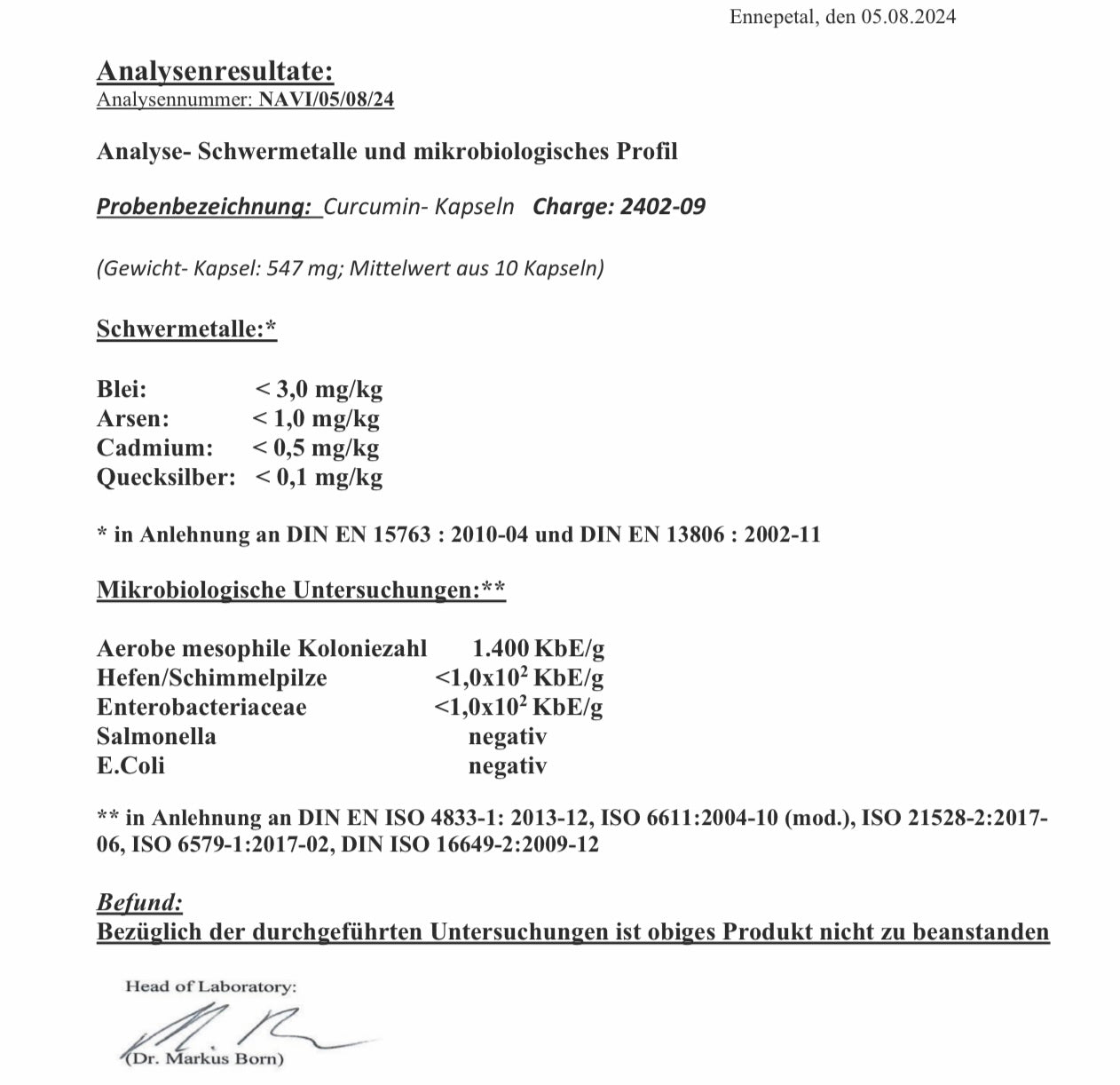 Curcumin Komplex Intenso (Vollspektrum aus longa Curcumaextrakt, Longa Kurcuma Pulver & Schwarzer Pfeffer Extrakt, 95% hoher Anteil an Curcuminoide & Piperin, 180 Kapseln)