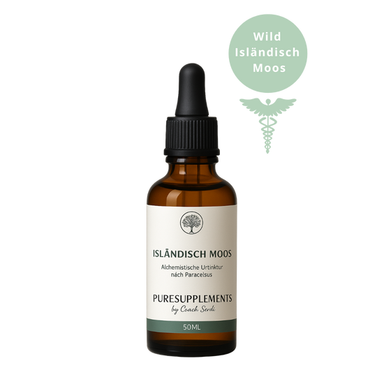 Premium Isländisch Moos – Alchemistische Urtinktur nach Paracelsus (50ML, Wildwuchs, hochkonzentriert)
