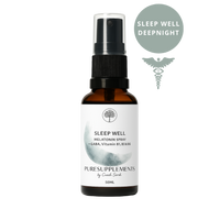 Sleep Well Komplex aus Melatonin & Gaba mit Vitamin B1, B3 & B6 (Schlafspray Komplex, 50ML)