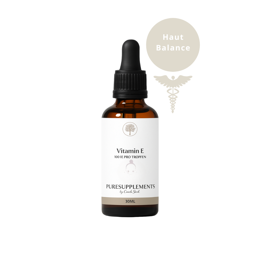 Premium Vitamin E Tropfen (Hautvitamin e, Pflanzlich, 30ml)
