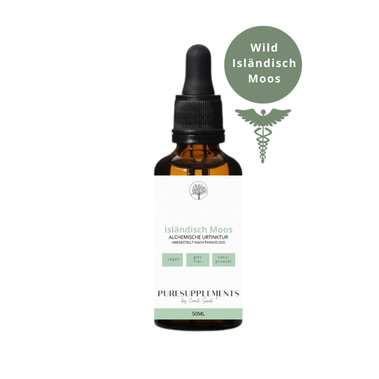 Premium Isländisch Moos – Alchemistische Urtinktur nach Paracelsus (50ML, Wildwuchs, hochkonzentriert)