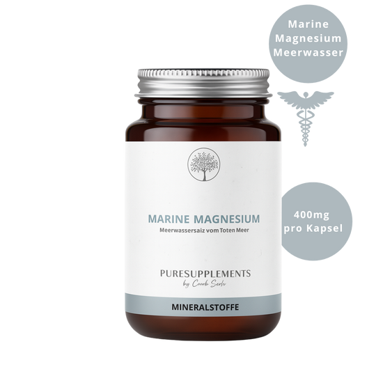 Premium Marine Magnesium Simag™ aus Meerwasserquelle (Hohe Bioverfügbarkeit, Naturquelle, 0% Synthetisch)