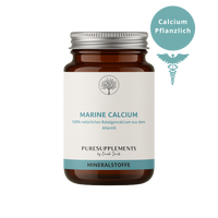 Premium Marine Calcium aus atlantischer Rotalge (Atlantik Seegras, Vegan, 120 Kapseln)