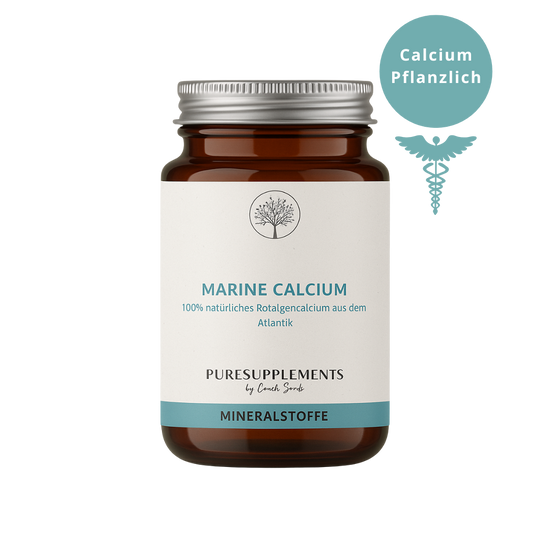 Premium Marine Calcium aus atlantischer Rotalge (Knochenstark, Atlantik Seegras, Vegan, 120 Kapseln)
