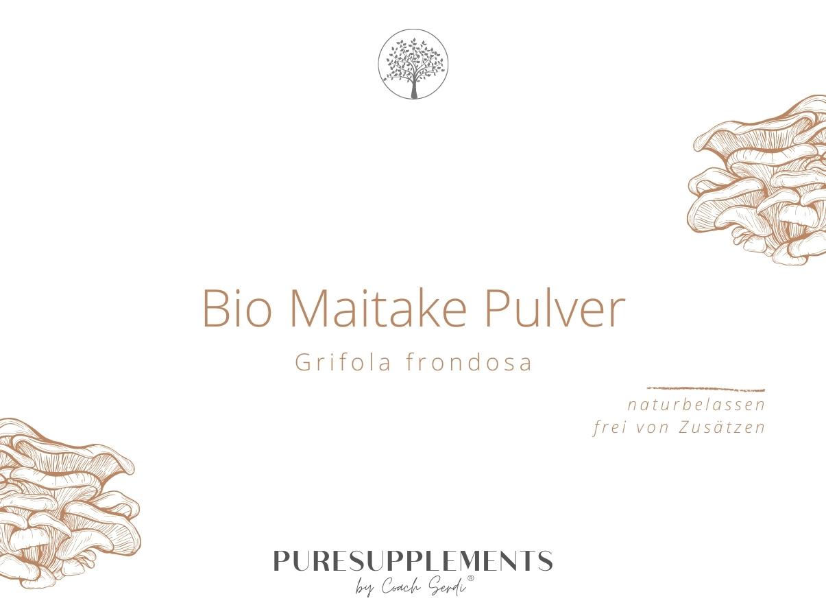 Premium Bio Maitake Pilz Pulver 100g