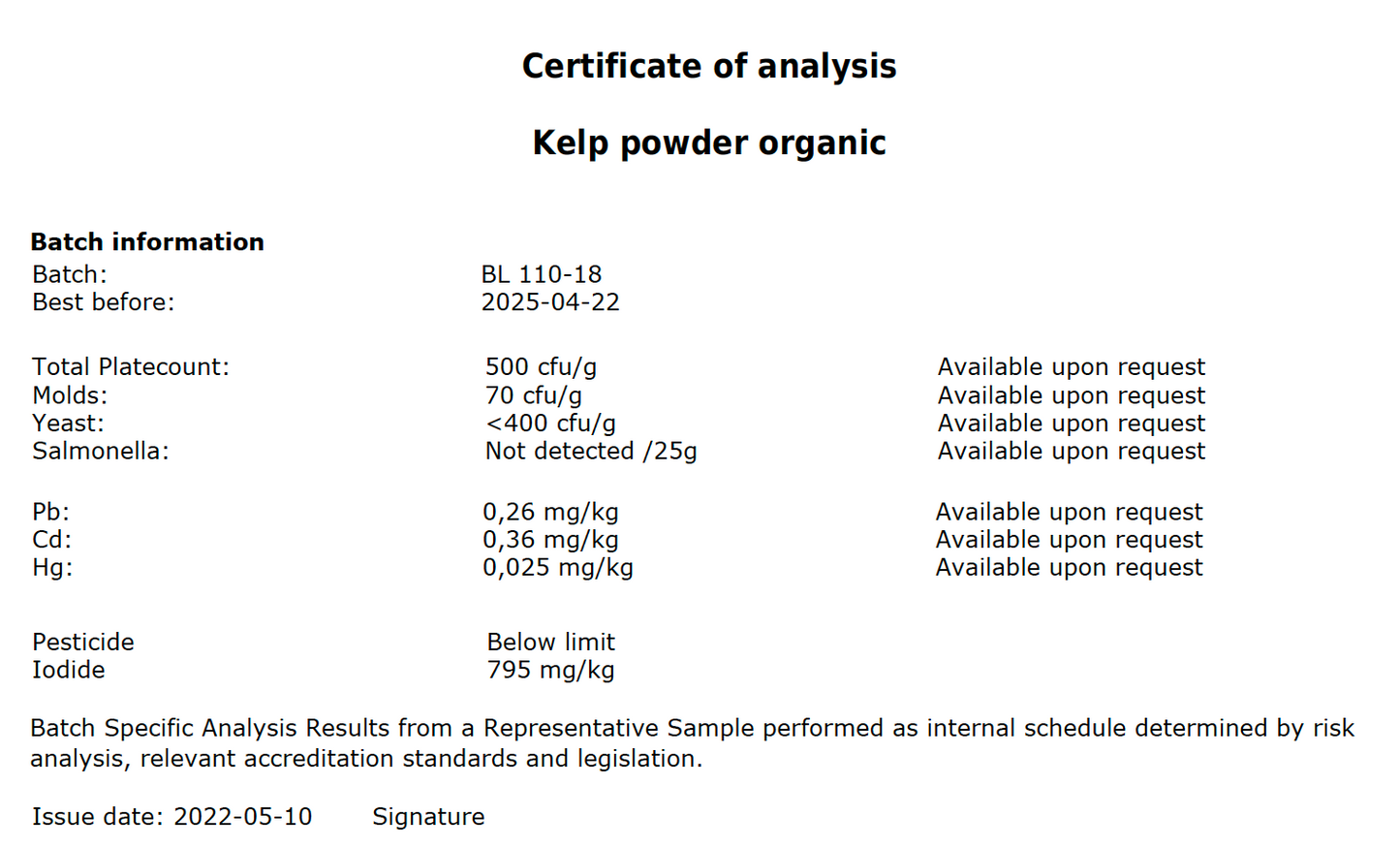 Premium Bio Wildsammlung Knotentang Braunalge - Ascophyllumnodosum (Jod, 3 Monatsvorratspackung)