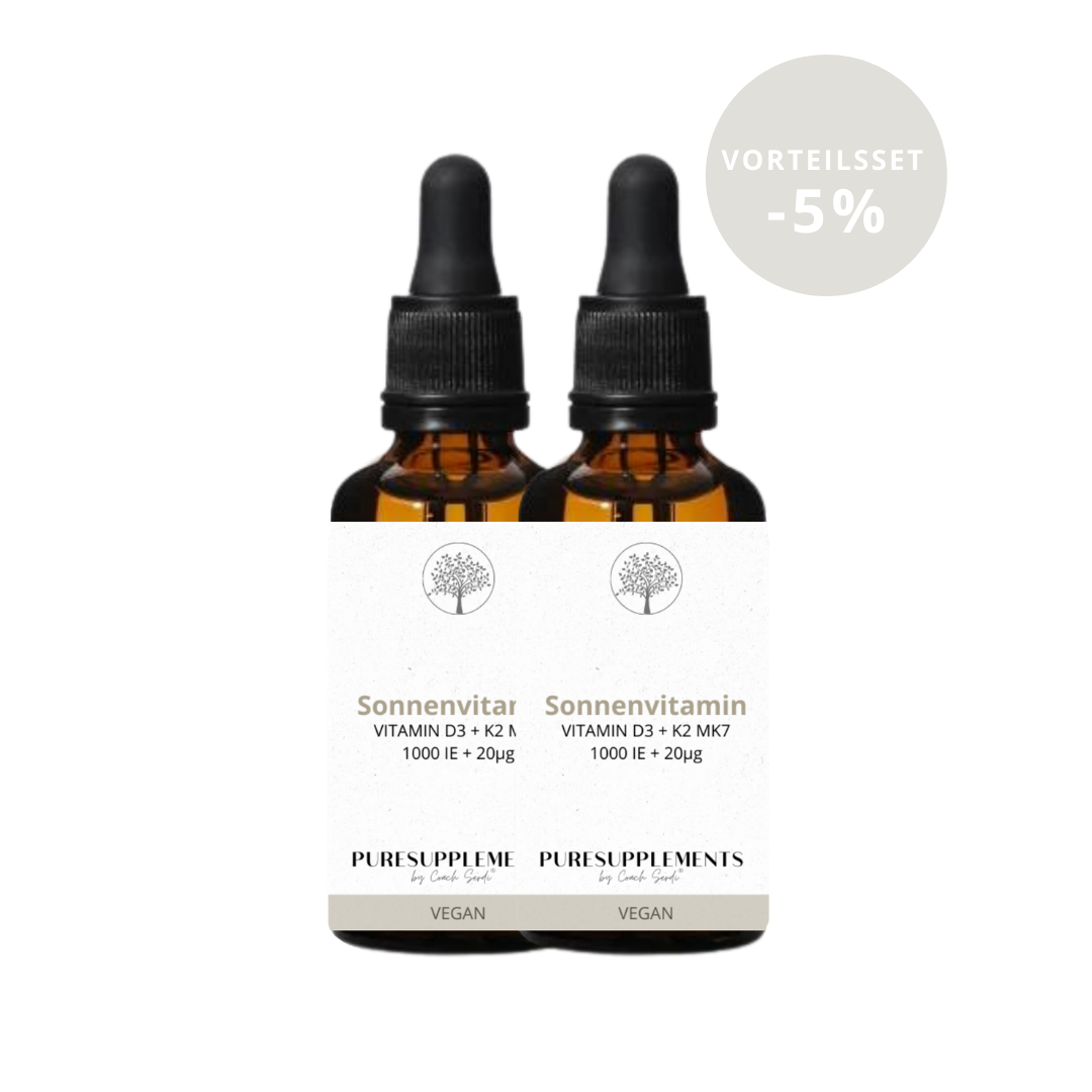 PURESUPPLEMENTS_Vitamin D3 + K2_vegan_2er Set