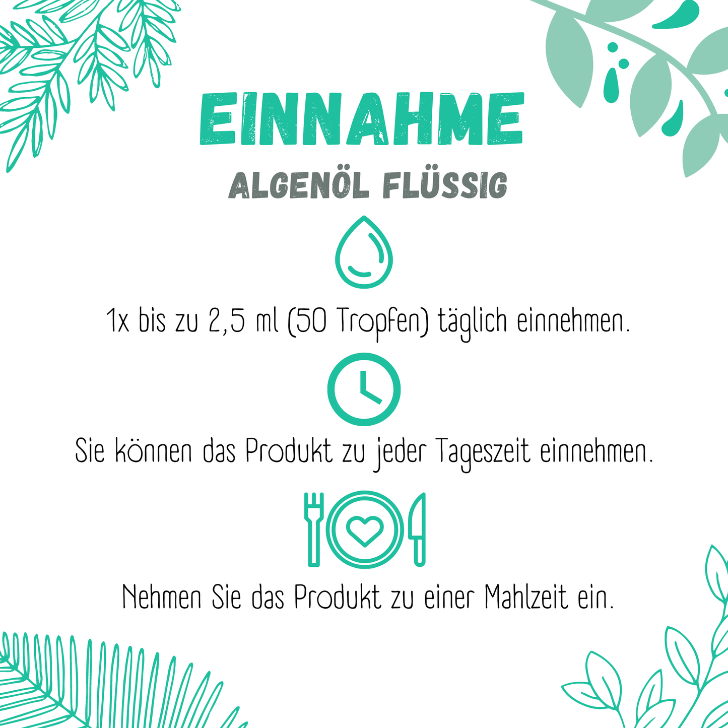 PURESUPPLEMENTS_Omega 3 Algenöl_DHA und EPA