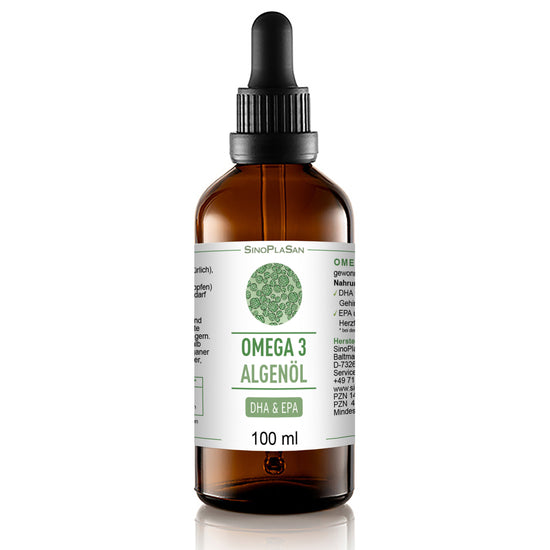 Premium Omega 3 Algenöl  DHA + EPA (Vegan, 100ML)