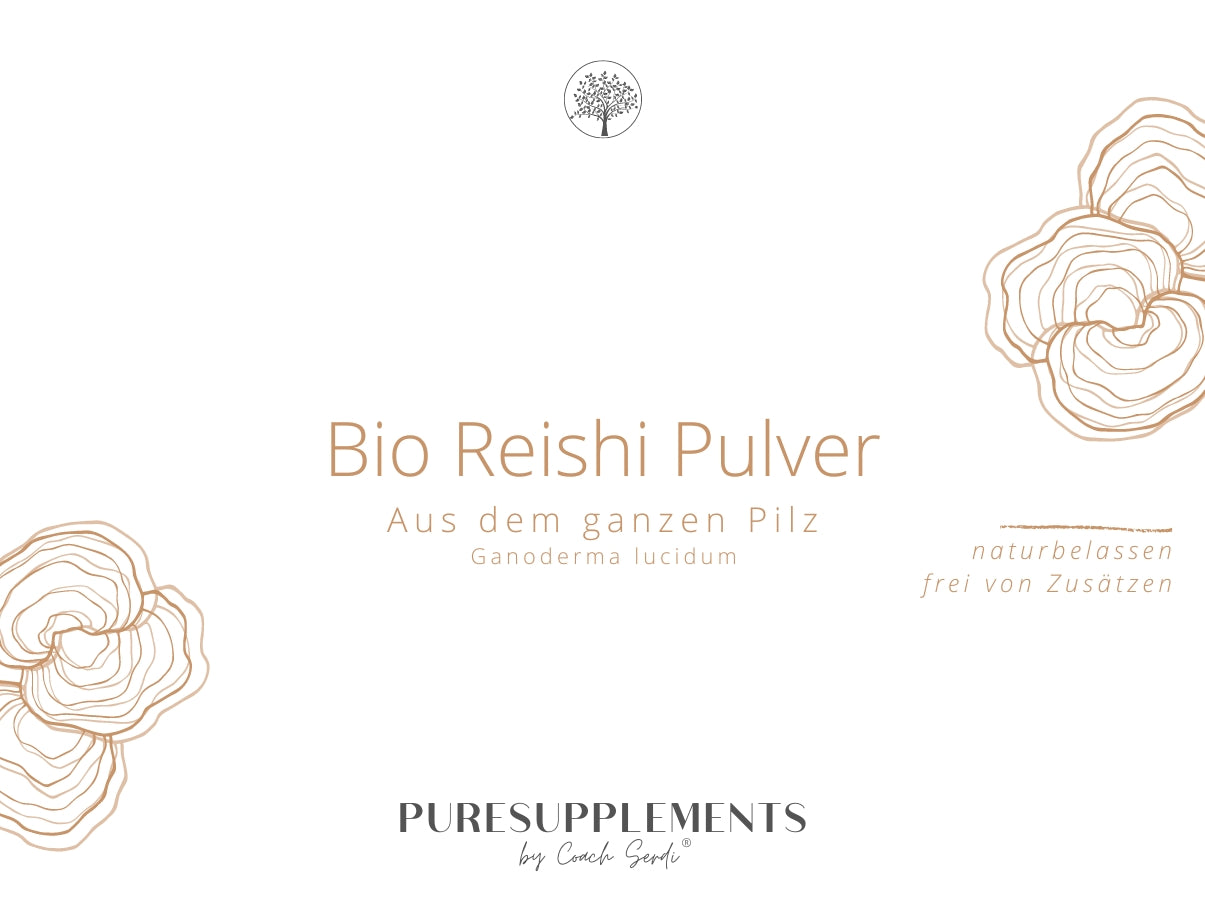 Premium Bio Reishi Pilz Pulver 100g