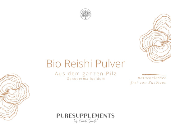 Premium Bio Reishi Pilz Pulver 100g
